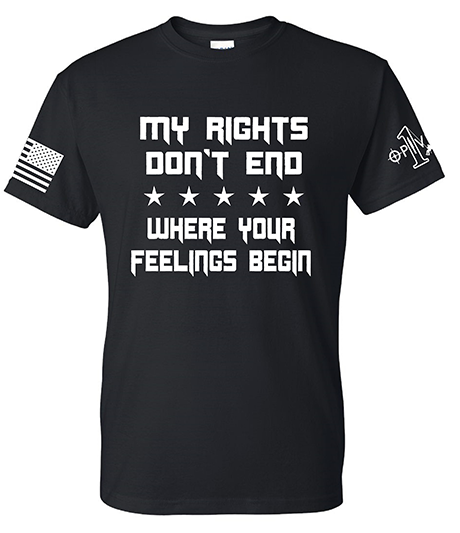 My Rights Don't End Where your feelings Begin - Shop OP1VET